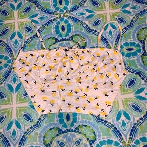 FLORAL PRINT CROP TOP